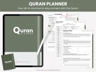 Quran Planner - Digital planner preview