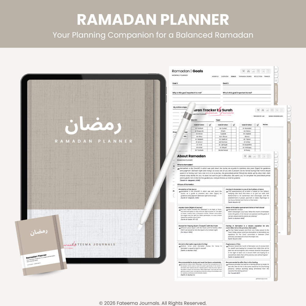 Ramadan Planner - Digital planner preview
